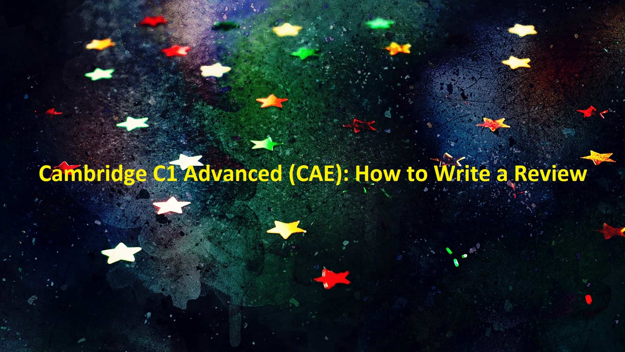 C1 Advanced - How to Write a Review